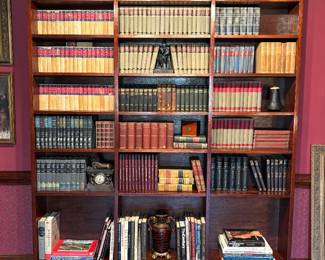 Antique + Vintage Books (book shelves are built in and NFS)