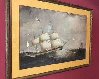 Clipper Ship Framed Print