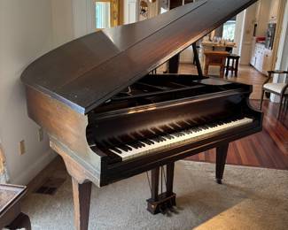 Gorgeous Chase + Baker Baby Grand Piano ca. Early 1900s | This wonderful piano is available for presale! Please inquire for details