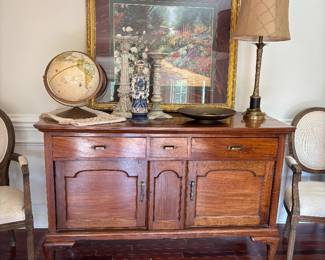 Antique Solid Wood Sideboard