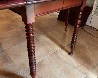 Vintage Ring Turned Gate Leg Table