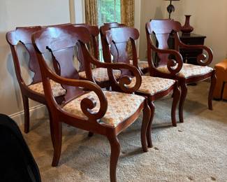 Set of 6 Vintage Dining Chairs