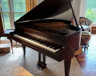 Gorgeous Chase + Baker Baby Grand Piano ca. Early 1900s | This wonderful piano is available for presale! Please inquire for details