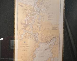 Framed Map Print