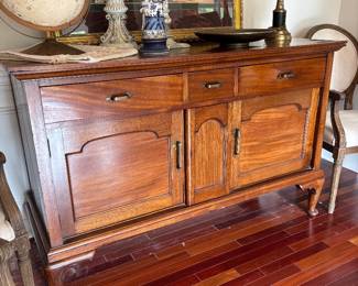 Antique Solid Wood Sideboard