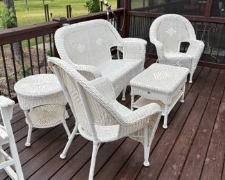 Hampton Bay Plastic Wicker Outdoor Furniture