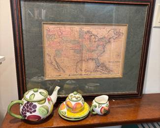 Framed Map Print