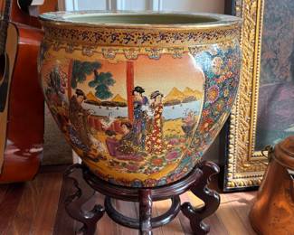 Chinese Koi Fish Bowl
