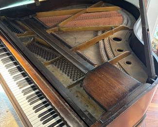 Gorgeous Chase + Baker Baby Grand Piano ca. Early 1900s | This wonderful piano is available for presale! Please inquire for details
