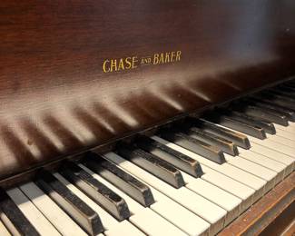 Gorgeous Chase + Baker Baby Grand Piano ca. Early 1900s | This wonderful piano is available for presale! Please inquire for details