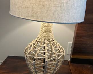 Pair of rope lamps