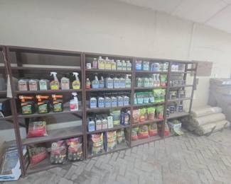 various lawn and garden products and chemicals