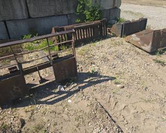 Skid Steer Pallet Fork Frame Attachment