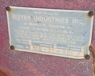 Royer soil shredder