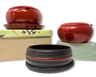 Lidded Wood Bowls