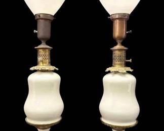 MCM Torchiere Style Table Lamps
