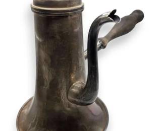 Sterling Silver A. Newsalt Dayton O. Handheld Coffee Pot 512 Grams