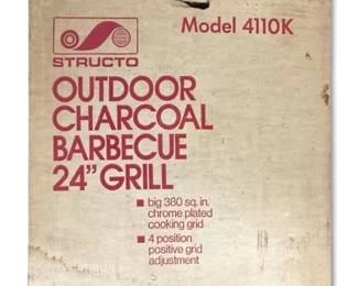 Unopened 24 Outdoor Charcoal Barbecue Grill