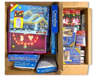 Mystery Lot Of Christmas Lights  Untested