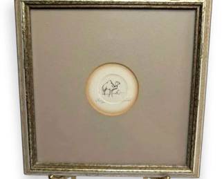 Signed Camel Artwork 202 300 With Stand