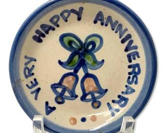 Small M.A. Hadley Anniversary Dish