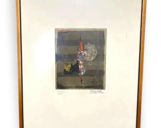 Johnny Freidlaender Signed  Numbered Aquatint Print