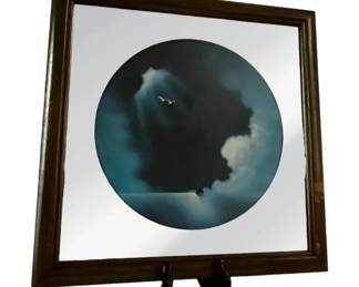 Framed Print Of Sky  Sea In Mirror Backing