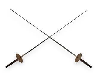 Two Matching Fencing Foils