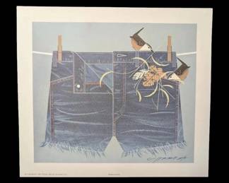 Charley Harper Wrenovation Signed Print