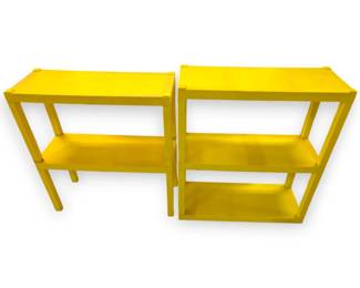 Vintage Yellow Modular Shelves
