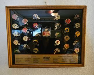 Official NFL Pin Collection Set.