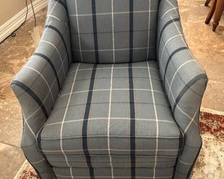 2 SWIVEL ACCENT CHAIRS BY HOOKER