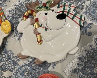 FITZ AND FLOYD HOLIDAY PLATE