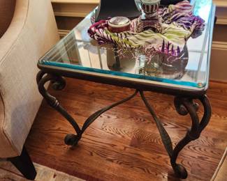 Glass top Side Table
