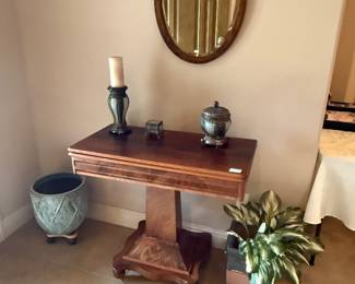 Antique Flip Top Game Table