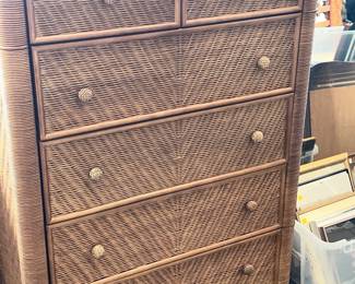 Wicker dresser 