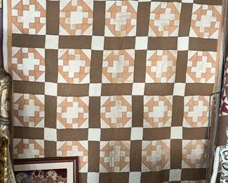 there are several Antique and other Quilts 