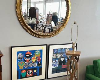 mirrors and prints 