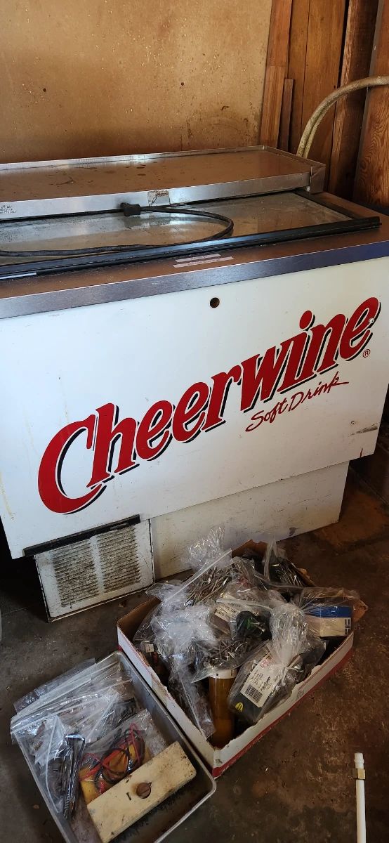 Cheerwine electric drink cooler