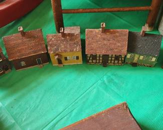 C Richardson miniature Old Salem houses