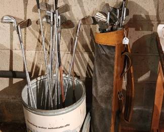 Golf bags and desirable golf clubs