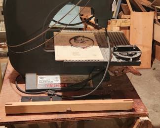 10 inch band saw with manual and extra blades