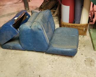 Vintage back to back boat seats