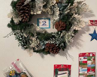 Hand made Ornaments and Wreath