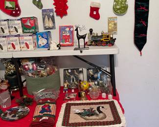 Christmas Stocking, Bulbs, Ribbons & more!