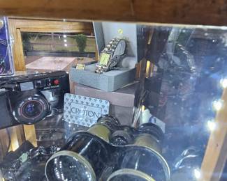 Vintage Camera and Antique Binoculars 