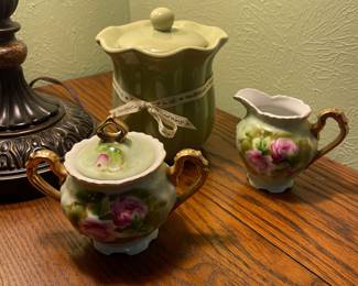  Vintage Lefton sugar & creamer
