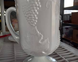 Milk Glass Pitcher