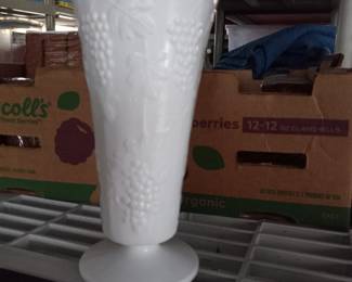 Milk Glass Vase