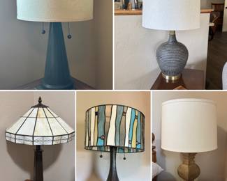 Nice selection of table lamps